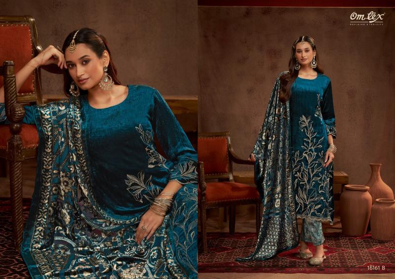 Omtex ritha crush 46 wholesale maheshwari handloom unstitched dress material